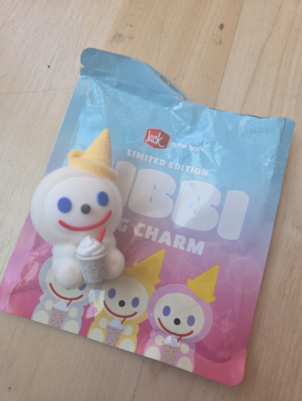 Jack in the Box Limited Edition Jibbi White Character Charm